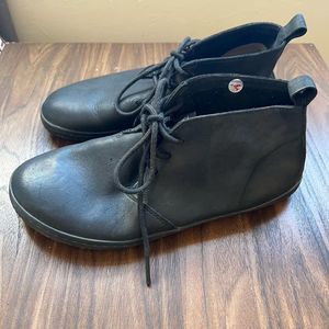 Vivo Barefoot Black Leather Boots Size 39 or 8.5 Womens
